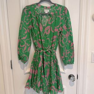 Velvet brand beachy lightweight dress, with matching slip NEVER WORN size S